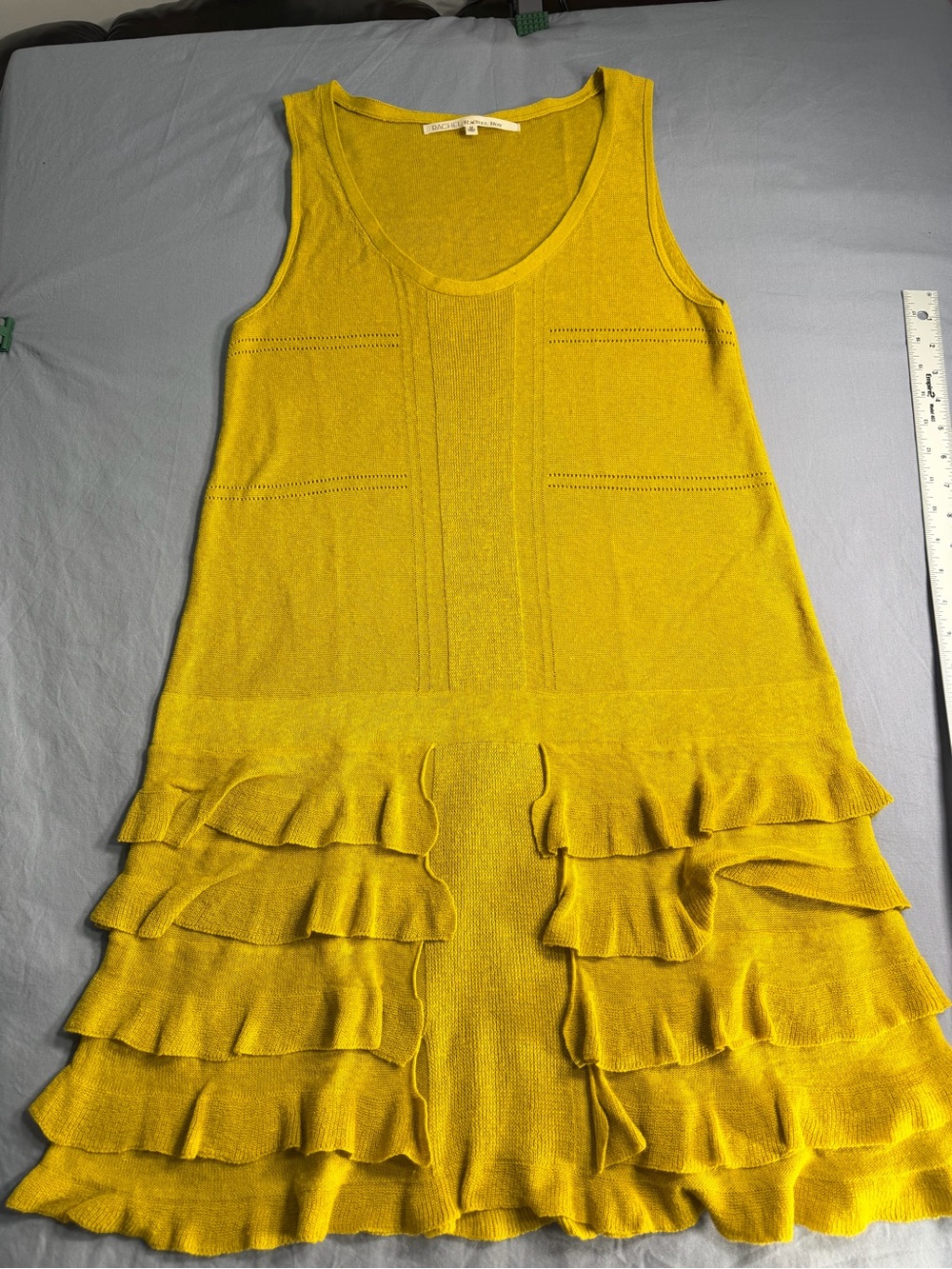 RACHEL Rachel Roy Mustard Knit Top
